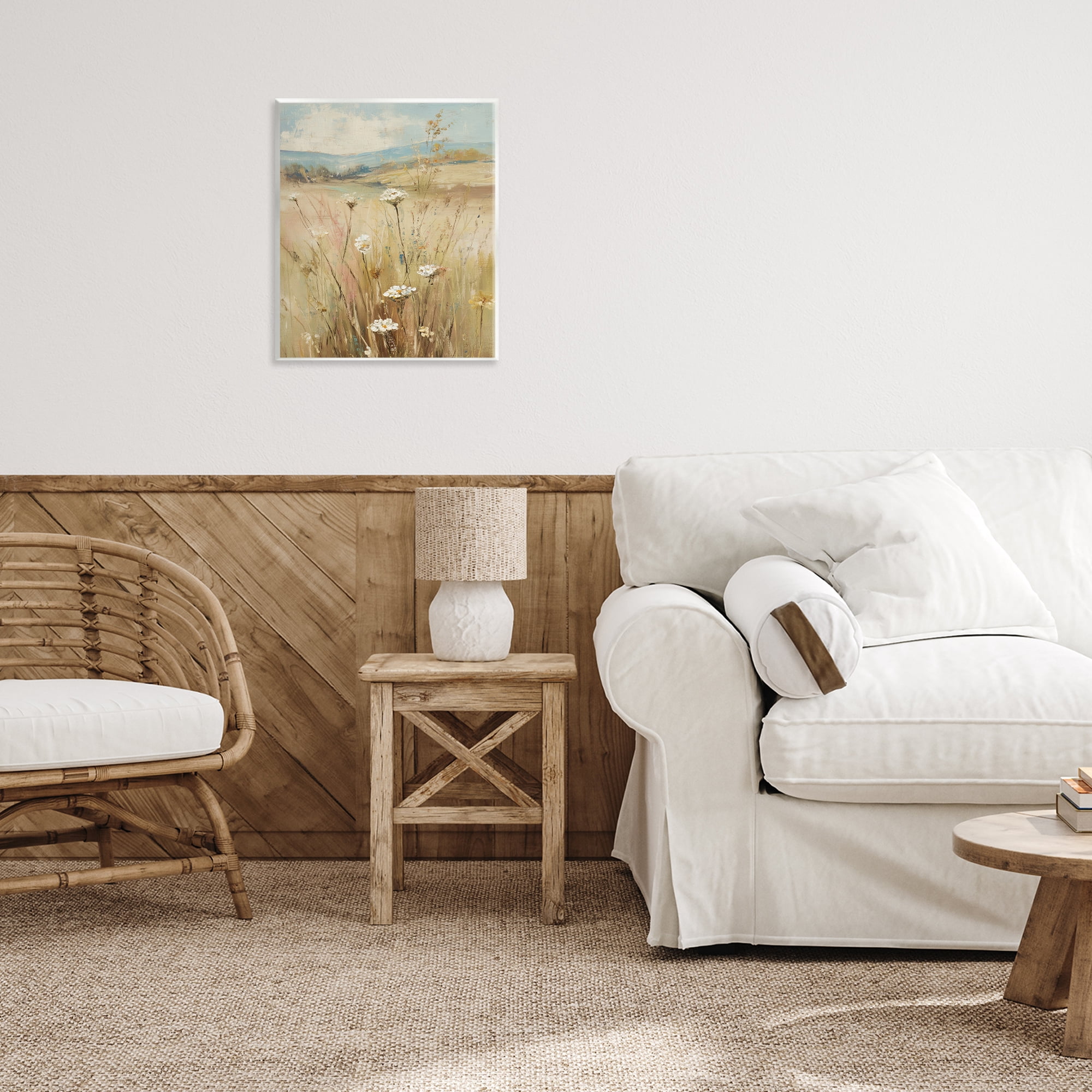Stupell Industries Natural Lush Hillside Blooms Wall Plaque Art, design by Svetlana Aleynikova