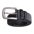thumbnail image 3 of amagogo Men Belt 120cm Long Pin Buckle PU Leather Belt for Trousers Business Wedding Black, 3 of 9