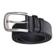 thumbnail image 3 of Cinturón para hombre jinwen de cuero PU ajustable con hebilla de metal Negro 120cm, 3 of 8
