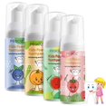 thumbnail image 1 of Pasta de dientes en espuma Mcukv Kids con sabor a fruta, 60 ml (paquete de 4), 1 of 9