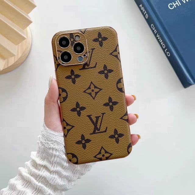 Funda De Cuero De Agujero Fino De Flor Antigua Adecuada Para iPhone 14 Pro 13 11 promax 12 7 8 plus