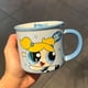 thumbnail image 1 of Taza de cerámica de Las Chicas Superpoderosas, taza bonita con patrón de dibujos animados, taza de desayuno para el hogar, taza de regalo de cumpleaños para niñas, 1 of 5