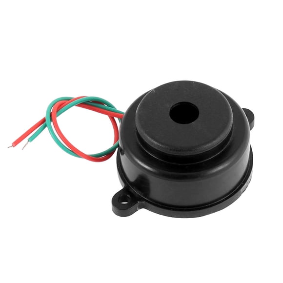 Unique Bargains ZMQ-3522 2 Wire Industrial Electronic Alarm Sound Buzzer Black DC 6-15V