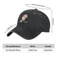 thumbnail image 3 of Gorra de béisbol con diseño de corazón de Snoopy y Charlie Brown de Peanuts, gorra de béisbol con diseño de dibujos animados para exteriores, gorra de béisbol con protección solar para parejas y mujer, 3 of 4