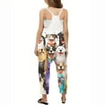 thumbnail image 3 of Odeerbi 5-14 Años Niñas de Verano Mono Perro Impresión Camisola Romper Monos Casuales Bib Pantalones Generales Con Bolsillos, 3 of 6