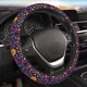 thumbnail image 5 of Fotbe Cinco De Mayo Floral Funda para Volante Universal de 15 pulgadas, Accesorios para Auto para Hombre y Mujer, Protector de Volante Cómodo para SUV y Sedán, 5 of 6