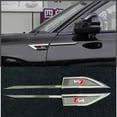 thumbnail image 3 of For Audi A4 Car Styling Side Wing Fender Metal Trim Emblem Car Body Waist Line Sticker Decals Accessories 1 Pair, 3 of 6