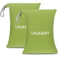 thumbnail image 1 of HAYAN2 Pack Laundry Bags, Travel Laundry Bag for Dirty Clothes, Washable Nylon Wet Dry Bag, Dirty Clothes Bag for College Dorm, Travel, Camping, 1 of 1