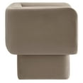 thumbnail image 6 of Modway Tate Performance Velvet Accent Chair in Taupe, 6 of 9