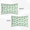 thumbnail image 2 of Naloa St. Patrick's Day rainbows Pillowcase, Cool Pillowcase, Lightweight, Breathable, Skin Friendly Pillowcase, Hidden Zipper (No pillow core)-14"x20", 2 of 6
