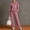 Rose Red, variant on Women's Fashion Leopard Print 2 Piece Set – Hooded Pullover Sweatshirt & Elastic High Waist Wide Leg Pants Gray,M