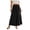 Black# skirts for women, variant on Casual Skirts for Women with Pockets Elastic Waist Linen Vacation Skirt Flowy Maxi Skirts Fashion Clothing Wine S