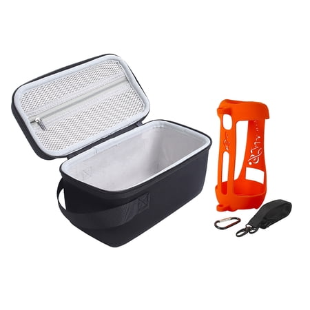 Zeiwohndc Speaker Bags Outdoor Zipper Handbag Silicone Case for pulse5 Pouch Holder