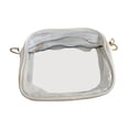 thumbnail image 2 of Bolsa transparente para mujer, ideal para eventos en estadios, para exteriores, tipo bandolera, ideal para compras. Blanco, 2 of 9