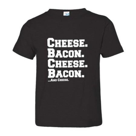 

PleaseMeTees™ Toddler Cheese and Bacon Grease I Love Pizza HQ Tee