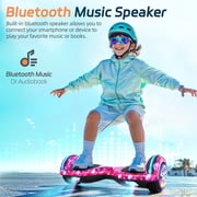 UNI-SUN Flash Wheel Hoverboard, Built-in Bluetooth and LED Lights