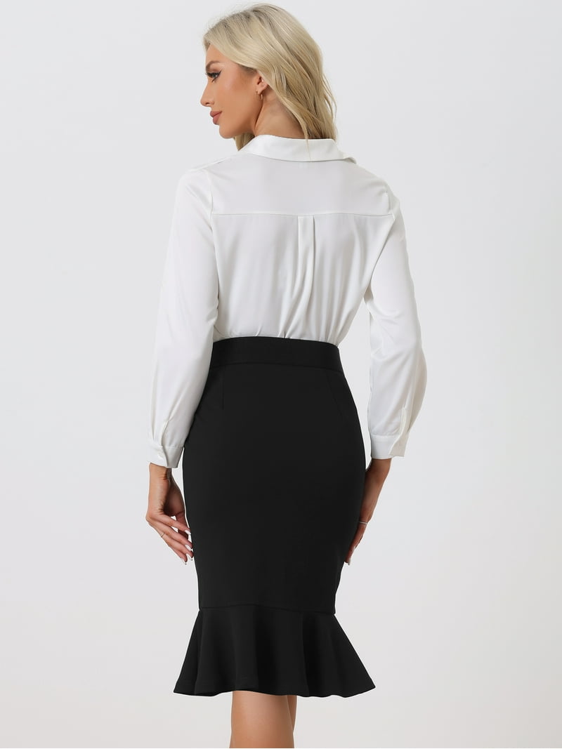 FRINGE BELT SET MERMAID SKIRT ブラック Fringe Belt Skirt - PRE ORDER