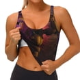 thumbnail image 3 of Saiise Five Nights At Freddy'S Print Crop Tops Sports Bra For Women Workout Cropped Tank Top Yoga Shirts Athletic Undershirts -Medium, 3 of 7