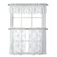 thumbnail image 3 of Curtainworks Sibella Lace Indoor Polyester Sheer Rod Pocket Valance , White , 56"x14", Adult, 3 of 3