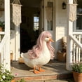thumbnail image 5 of Pandiboks 23in porch goose outfit porch goose clothes Pink Yard Nylon,Spandex Durable Outdoors decoration Gifts for others, 5 of 6