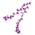thumbnail image 4 of Artificial Leaves Garland Simulation Plant Vine Home Wall Hanging Plastic Fake Leaves Rattan, Purple, 4 of 8