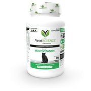 VetriScience NuCat Senior Cat Multivitamin, Overall Wellbeing, 90 Chews