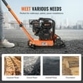 thumbnail image 6 of Dranite 6.5 HP 196cc Gas Powered Plate Compactor, 600 VPM & 4,200 lbs Force, 22.1" x 15.9" Plate for Asphalt, Patio, Paver, Walkway Landscaping Compaction, 6 of 6