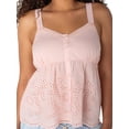 thumbnail image 3 of Celebrity Pink Women's and Women's Plus Crochet Cami Top, Sizes XS-XXXL, 3 of 5