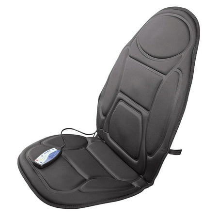 Collections Etc. Seat Cushion Massager for Bck, Hips & Thighs - Use in Car, Home, Office