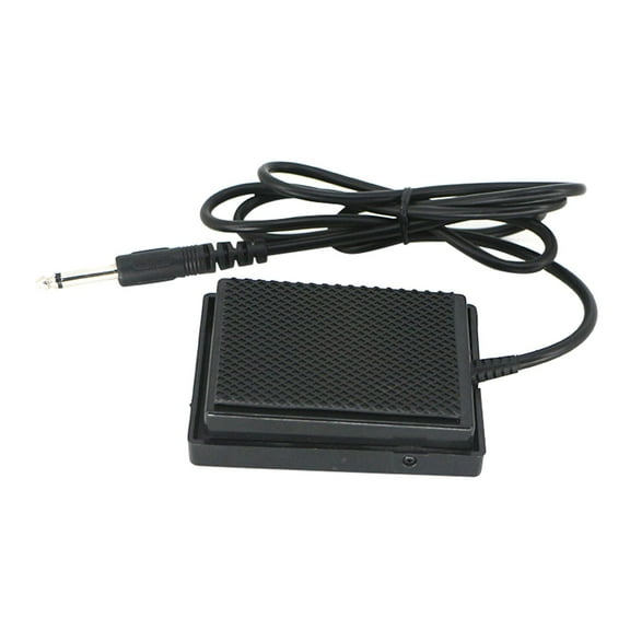 Almencla Electric Piano Sustain Foot Pedal Professional Spare Parts Multipurpose 3.5mm Plug for Electronic Keyboard Exercise Repairing