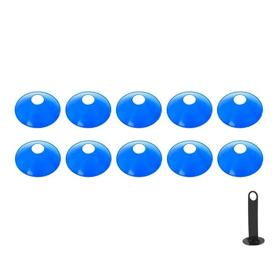 QHUDLV Football Cone Training Logo Plate Soccer Discs Agility Exercise Cones Kon B