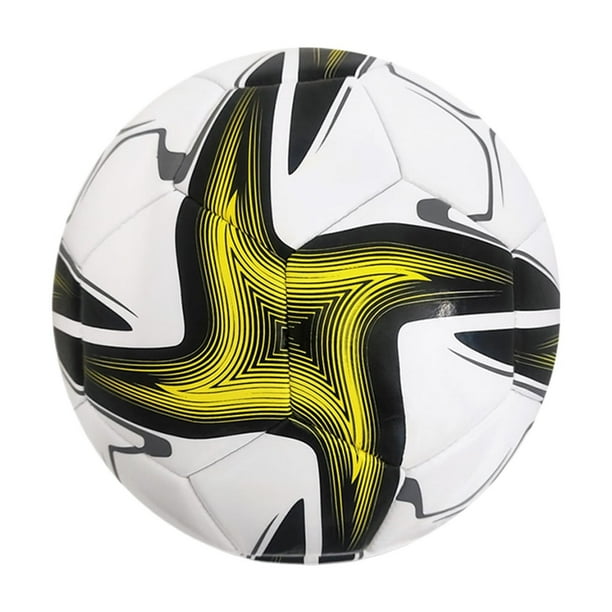 Balón de fútbol Wosthever PVC Talla 5 Amarillo
