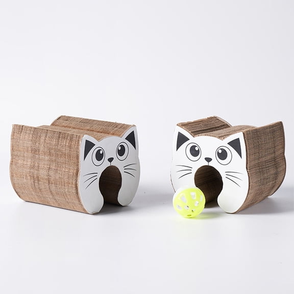 Darzheoy Magic Organ Cat Scratching Board, Cat Accordion Toy Cat Scratcher, Cat Scratching Post Cat Toy with Bell for Kitten Cats Interactive Kitten Educational Toy