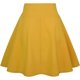 thumbnail image 2 of Plaid Skirts for Womens Irregular Hem Lace Up Short Gothic Skirts Amarillo (Pure Yellow) XL Amarillo (Pure Yellow) XL Xishao ropa, 2 of 2