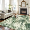thumbnail image 2 of 6x9 Area Rugs for Living Room, Sage Green Ombre Non Slip Area Rugs for Kitchen Bedroom Entryway, Gradient Abstract Art Vintage Washable Carpet Runner Rug Floor Mats for Bedroom Home Decor, 2 of 9