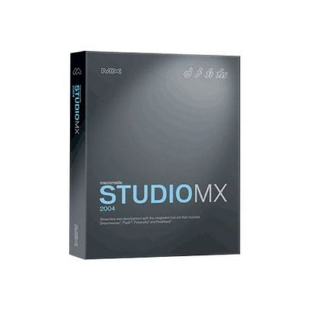 Macromedia Studio MX 2004 - Box pack - 1 user - CD - Win, Mac
