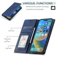 thumbnail image 4 of ETFAST Wallet Flip Leather Case For For Xiaomi Poco M6 Pro Poco X5 M3 Pro Poco M5S Poco M3 M2 Poco C55 C65 C31 Poco X3 Pro NFC Phone Case, 4 of 8