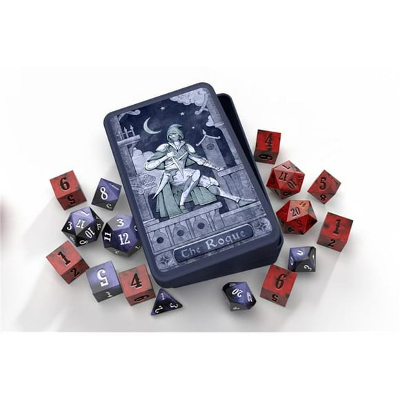 Beadle & Grimms BAG0011 Roleplaying Class-Specific Dice - Rogue - Set of 16