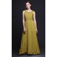 thumbnail image 3 of Bimba Ikat Printed Women Sleeveless Gown Chic Style Long MaxiÂ&nbsp;Dress-X-Large, 3 of 5