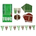 thumbnail image 4 of Raindrops 1 set of Football Party Supplies Tableware Set Disposable Paper Tableware Paper Cutlery, 4 of 8