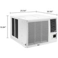 thumbnail image 2 of LG 18,000 BTU 230V Heat and Cool Window Air Conditioner with Wifi Controls, LW1821HRSM, 2 of 12