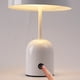 thumbnail image 4 of Lámpara de mesa inalámbrica con maceta moderna, luz recargable por USB, 1800mAh, LED, forma de seta, 4 of 9