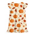 thumbnail image 6 of Leey-World Halloween Pjs Toddler Girls Nightgowns Toddler Princess Soft Halloween Print Pajamas Sleep Dress for Kids, 6 of 7