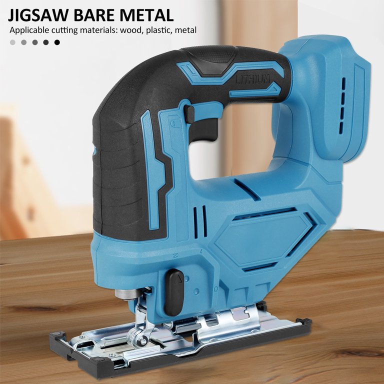 WORKSITE Industrial Jig Saw Machine Wood Die Making Steel Metal Cutting  Tools Mini 20V Battery Power Portable Cordless Jig Saw,Cordless Power Tools