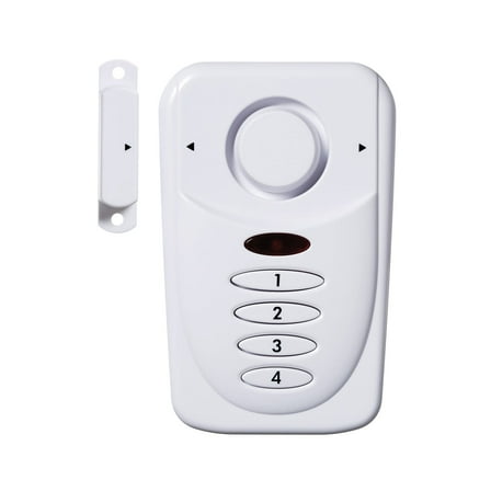 SABRE Wireless Elite Home and Commercial Door Security Alarm, White