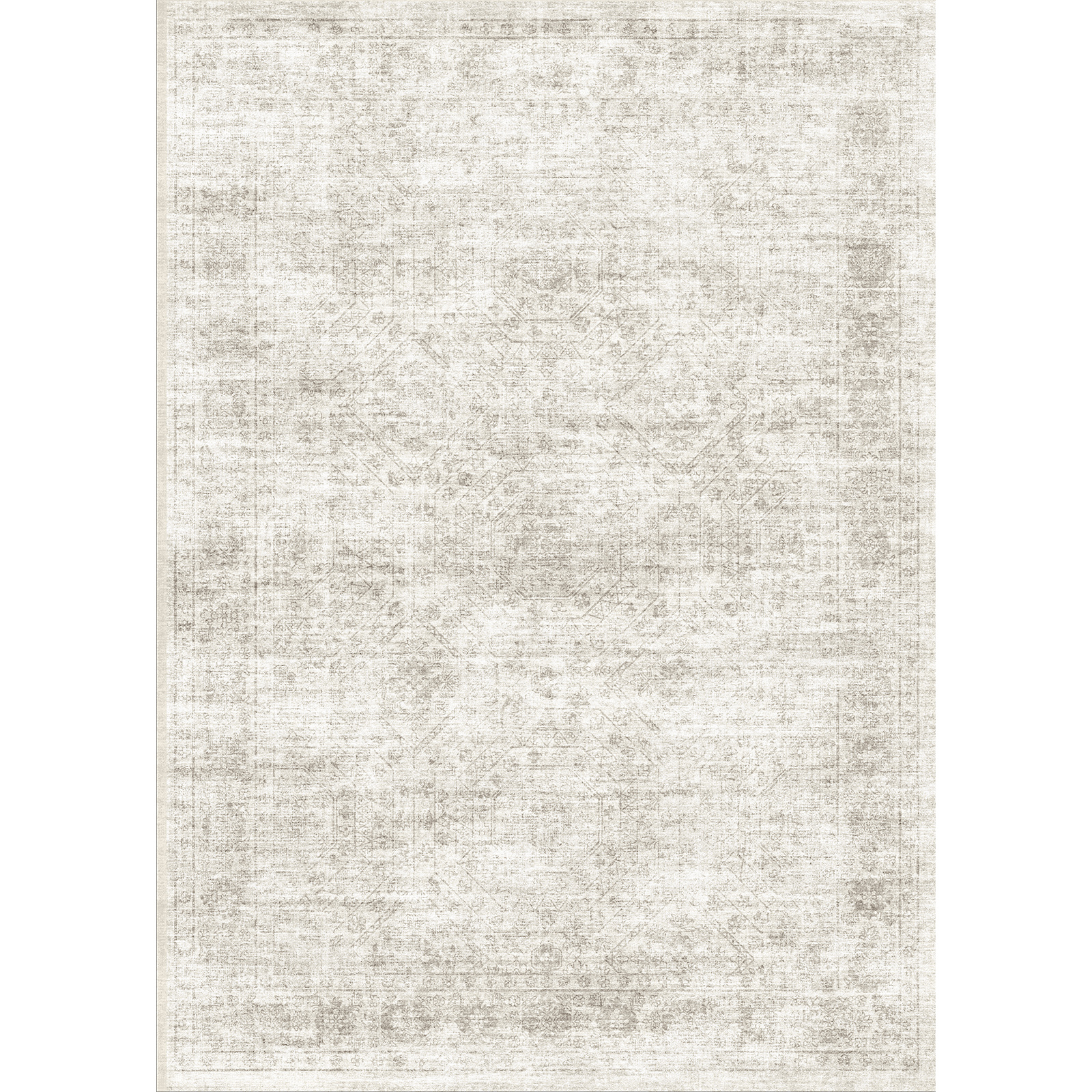 Pentantan 8'x10' Area Rugs, Machine Washable Vintage Boho Rug for Living Room, Moroccan Soft Indoor Carpet for Bedroom, Dining Room, Office, Beige
