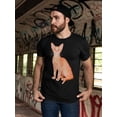 thumbnail image 2 of Little Abyssinian Kitten T-Shirt Men -Image by Shutterstock, Male Medium, 2 of 4