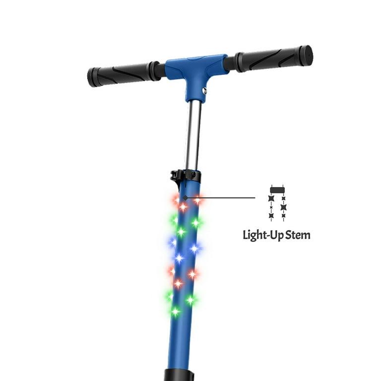Jetson, Jumbo 2 Wheel Light Up Scooter, Adjustable Handlebar, Blue