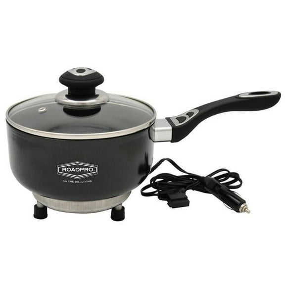 12V Portable Sauce Pan with Non-Stick Surface