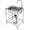 Default, variant on 19.6 * 15.7 * 29.5in Stainless Steel Single Basin Kitchen Sink with Stand Free Standing Utility Sink Hand Wash Basin Multipurpose Sink for Laundry Backyard Garage